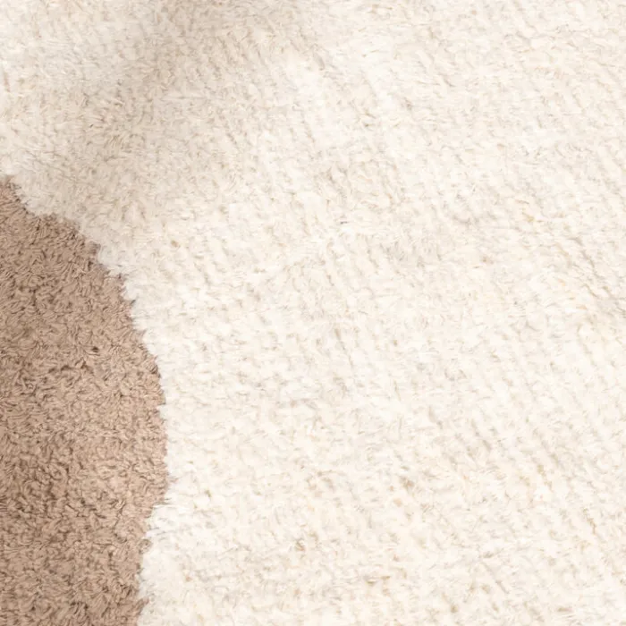 Waschbarer Teppich - Hazy Beige Creme