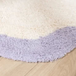 Waschbarer Teppich - Hazy Lila Creme