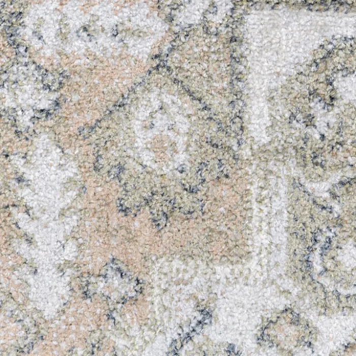 Waschbarer Teppich - Nova Aztec Olivgrün