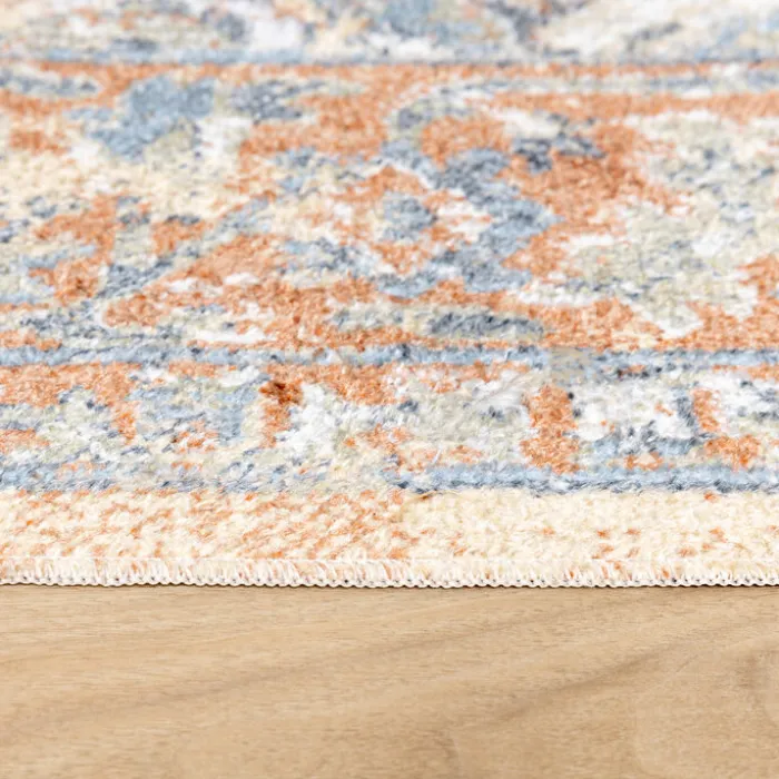 Waschbarer Teppich - Nova Medaillon Terra