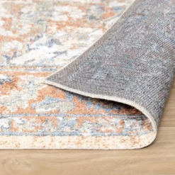 Waschbarer Teppich - Nova Medaillon Terra