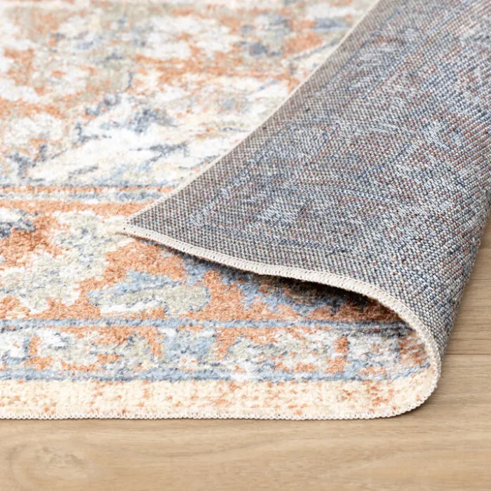 Waschbarer Teppich - Nova Medaillon Terra