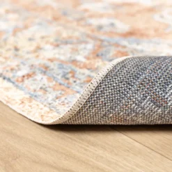 Waschbarer Teppich - Nova Medaillon Terra