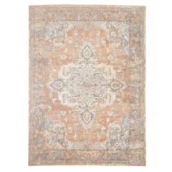 Waschbarer Teppich - Nova Medaillon Terra