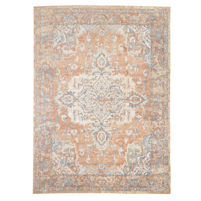 Waschbarer Teppich - Nova Medaillon Terra