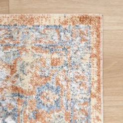 Waschbarer Teppich - Nova Medaillon Terra