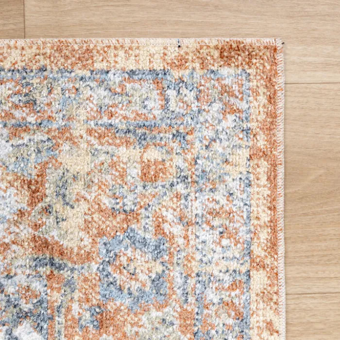Waschbarer Teppich - Nova Medaillon Terra
