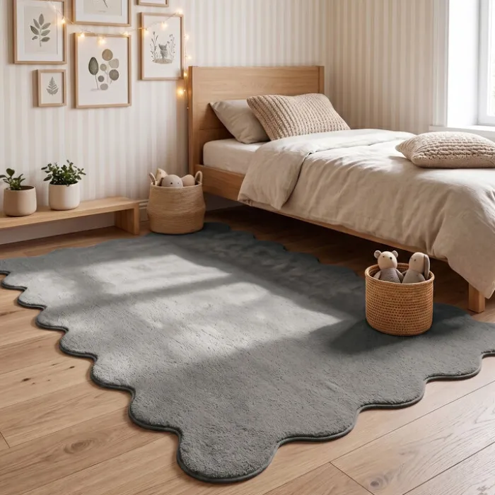 Waschbarer Teppich - Puck Grün