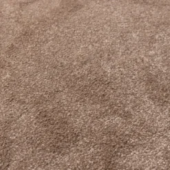 Waschbarer Teppich Rund - Clean Braun
