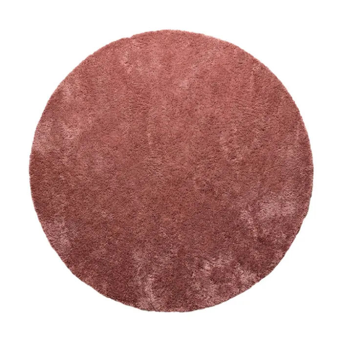Waschbarer Teppich Rund - Clean Rosa
