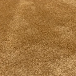 Waschbarer Teppich Rund - Clean Gold