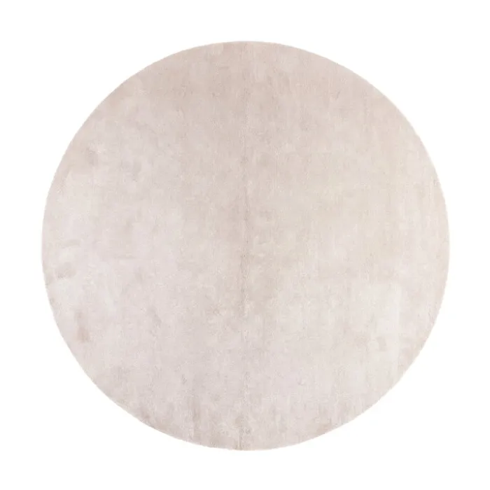 Waschbarer Teppich Rund - Clean Creme