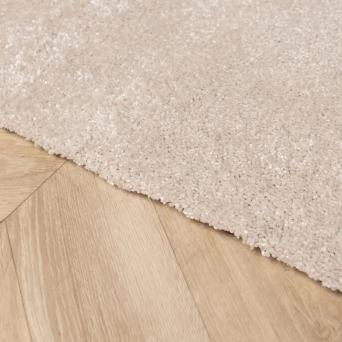 Waschbarer Teppich Rund - Clean Creme