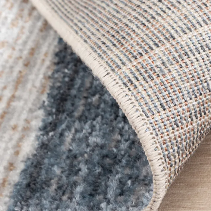 Waschbarer Teppich Rund - Misha Blocks Bunt