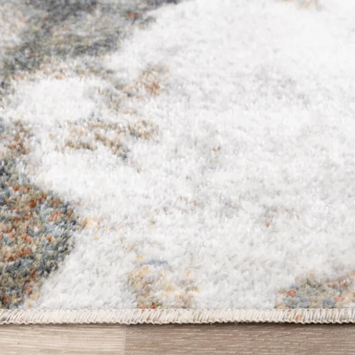 Waschbarer Teppich Rund - Misha Flow Bunt