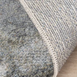 Waschbarer Teppich Rund - Misha Lines Creme Braun