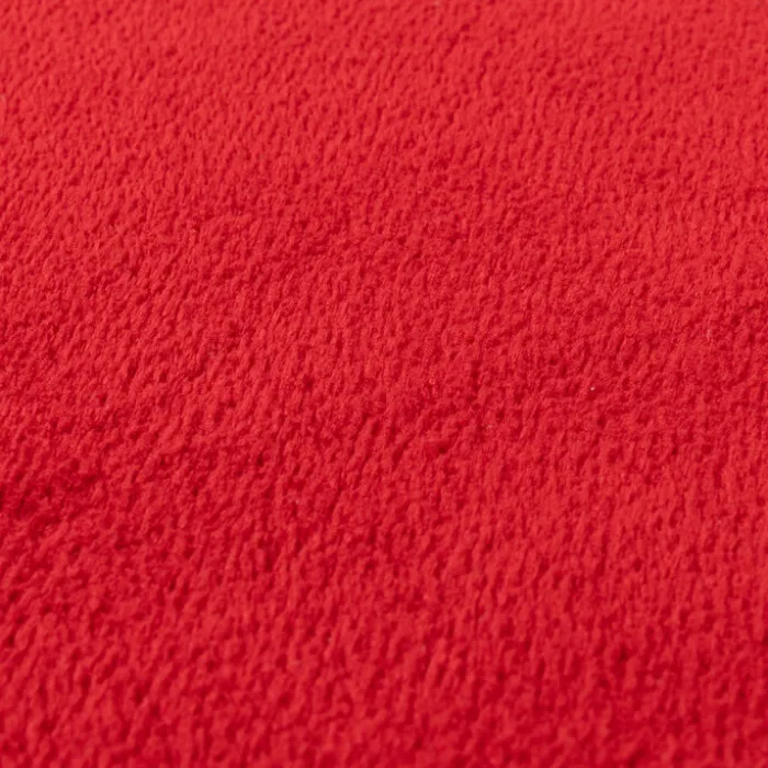Waschbarer Teppich Rund - Vivid Rot
