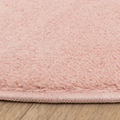 Waschbarer Teppich Rund - Vivid Rosa