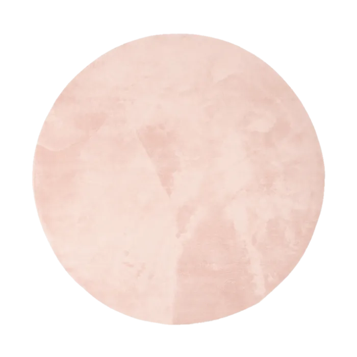 Waschbarer Teppich Rund - Vivid Rosa