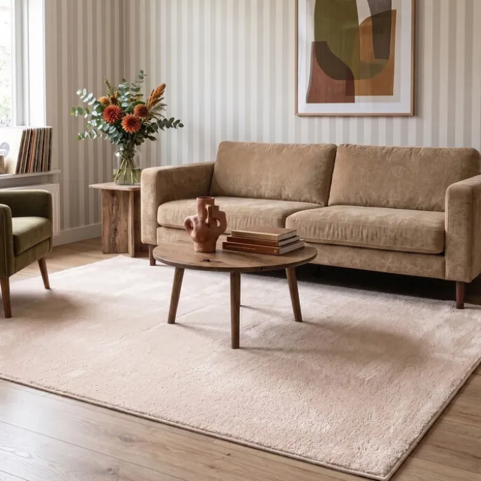 Waschbarer Teppich - Vivid Beige