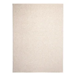 Waschbarer Wollteppich - Bruno Creme Weiß