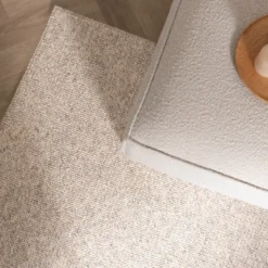 Waschbarer Wollteppich - Bruno Beige Creme