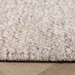 Waschbarer Wollteppich - Bruno Beige Creme
