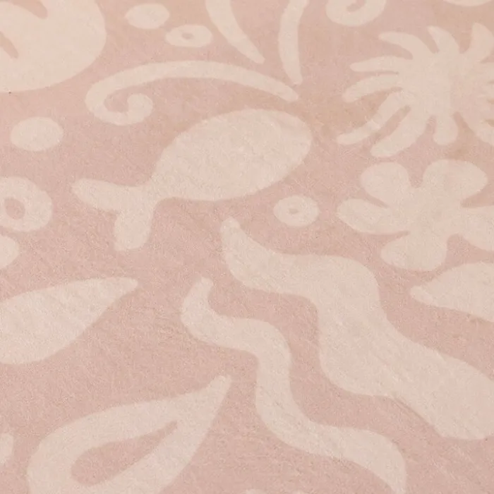 Waschbare Spielmatte Baby - Flo Rosa