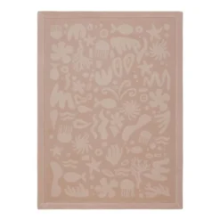Waschbare Spielmatte Baby - Flo Rosa