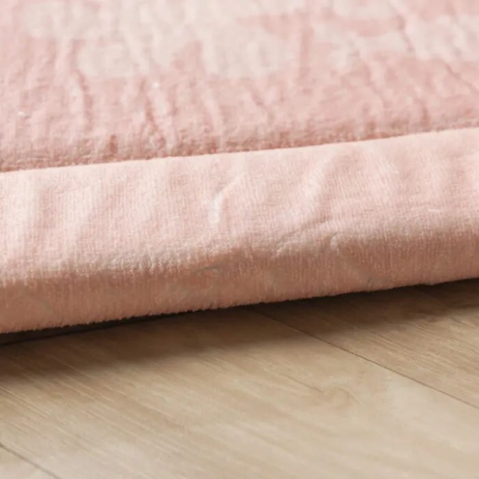 Waschbare Spielmatte Baby - Flo Rosa
