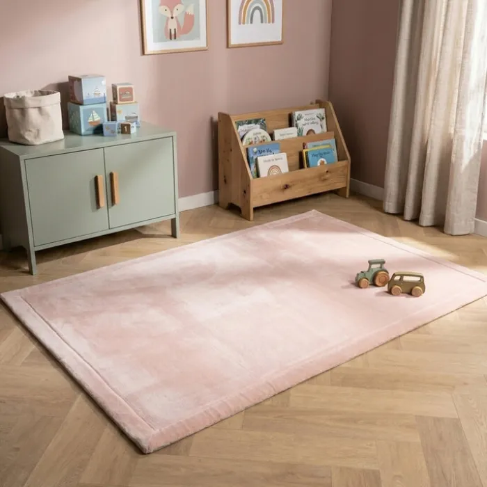 Waschbare Spielmatte Baby - Jip Rosa