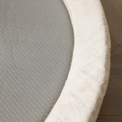 Waschbare Spielmatte Rund - Flo Beige