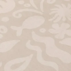 Waschbare Spielmatte Rund - Flo Beige
