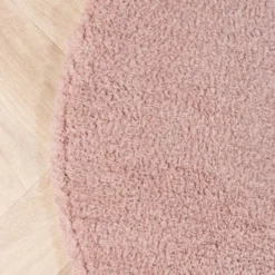 Weicher organischer Teppich – Teddy Rosa
