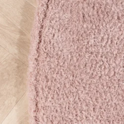 Weicher runder Teppich – Teddy Rosa