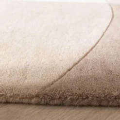 Wollteppich Abstrakt - Clarice Creme Beige