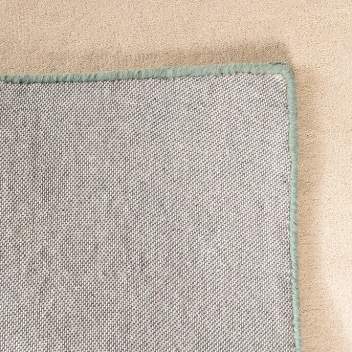Wollteppich Abstrakt - Jules Creme Grün