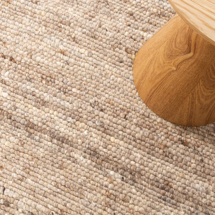 Wollteppich - Feline Taupe Meliert