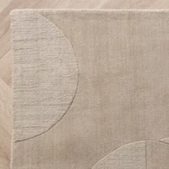 Wollteppich - Giselle Circles Creme