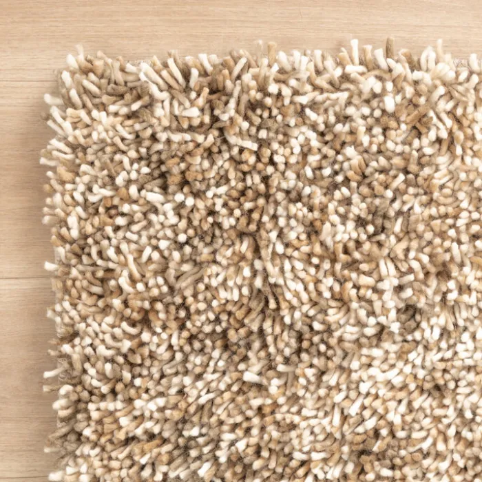 Wollteppich Hochflor - Elin Beige