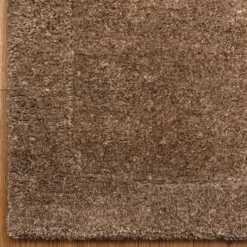 Wollteppich - Isara Border Braun