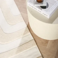 Wollteppich - Judith Lines Creme