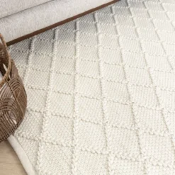Wollteppich - Knit Creme