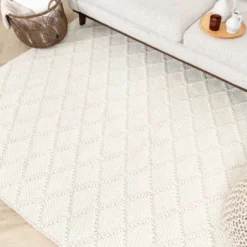Wollteppich - Knit Creme