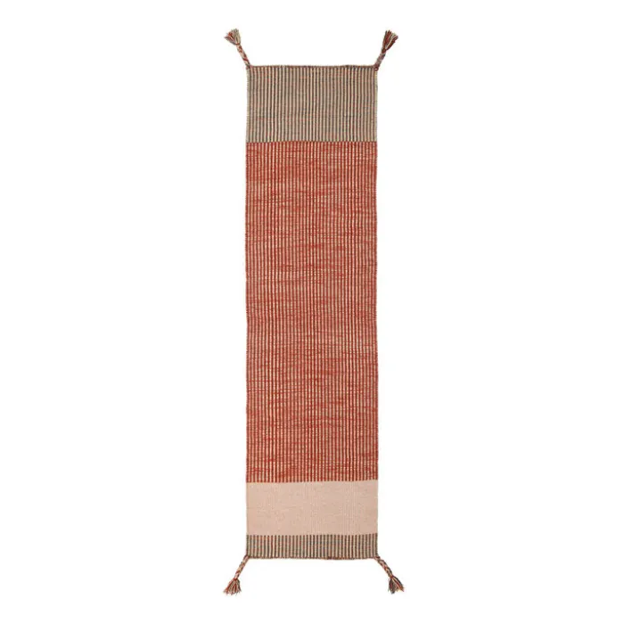 Wollteppich Läufer - Anselmo Rot - 60x200cm