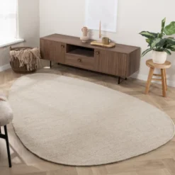 Wollteppich Organisch - Bliss Creme Weiß