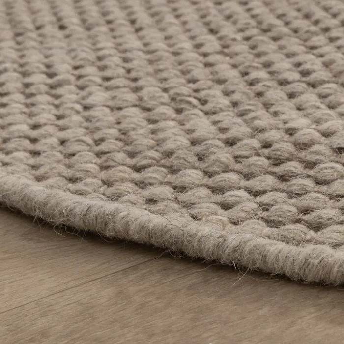 Wollteppich Rund - Bliss Beige Braun