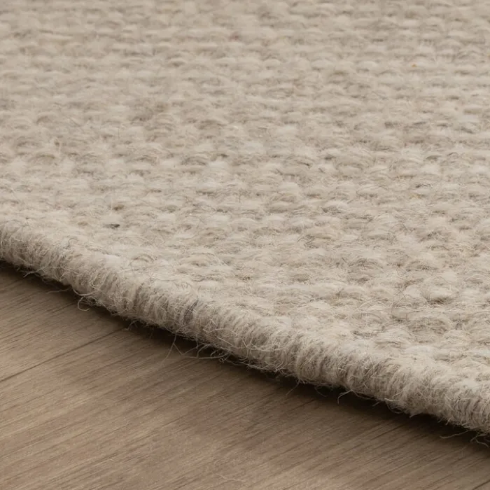 Wollteppich Rund - Bliss Creme Weiß