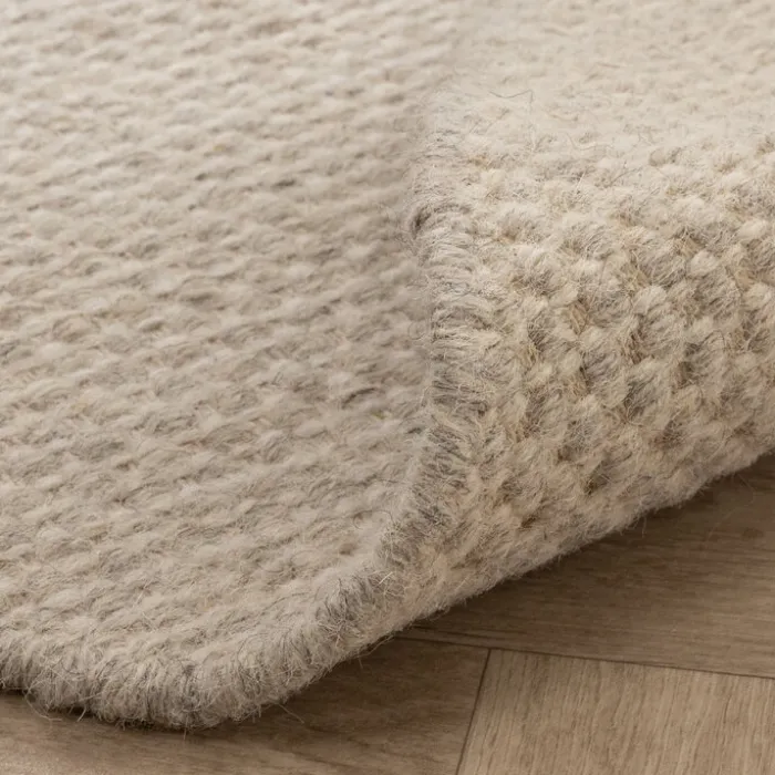 Wollteppich Rund - Bliss Creme Weiß