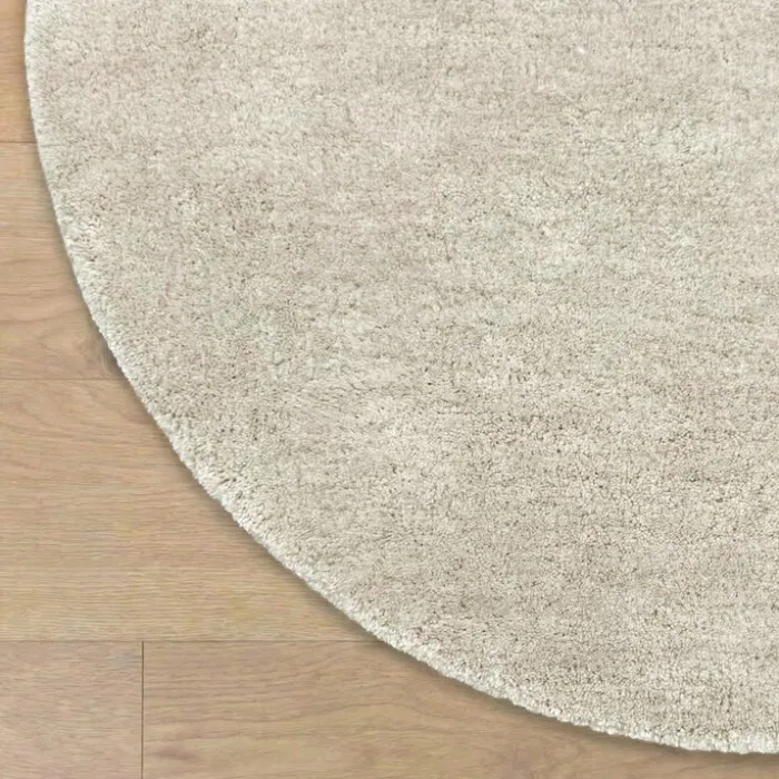 Wollteppich rund - Leone Creme